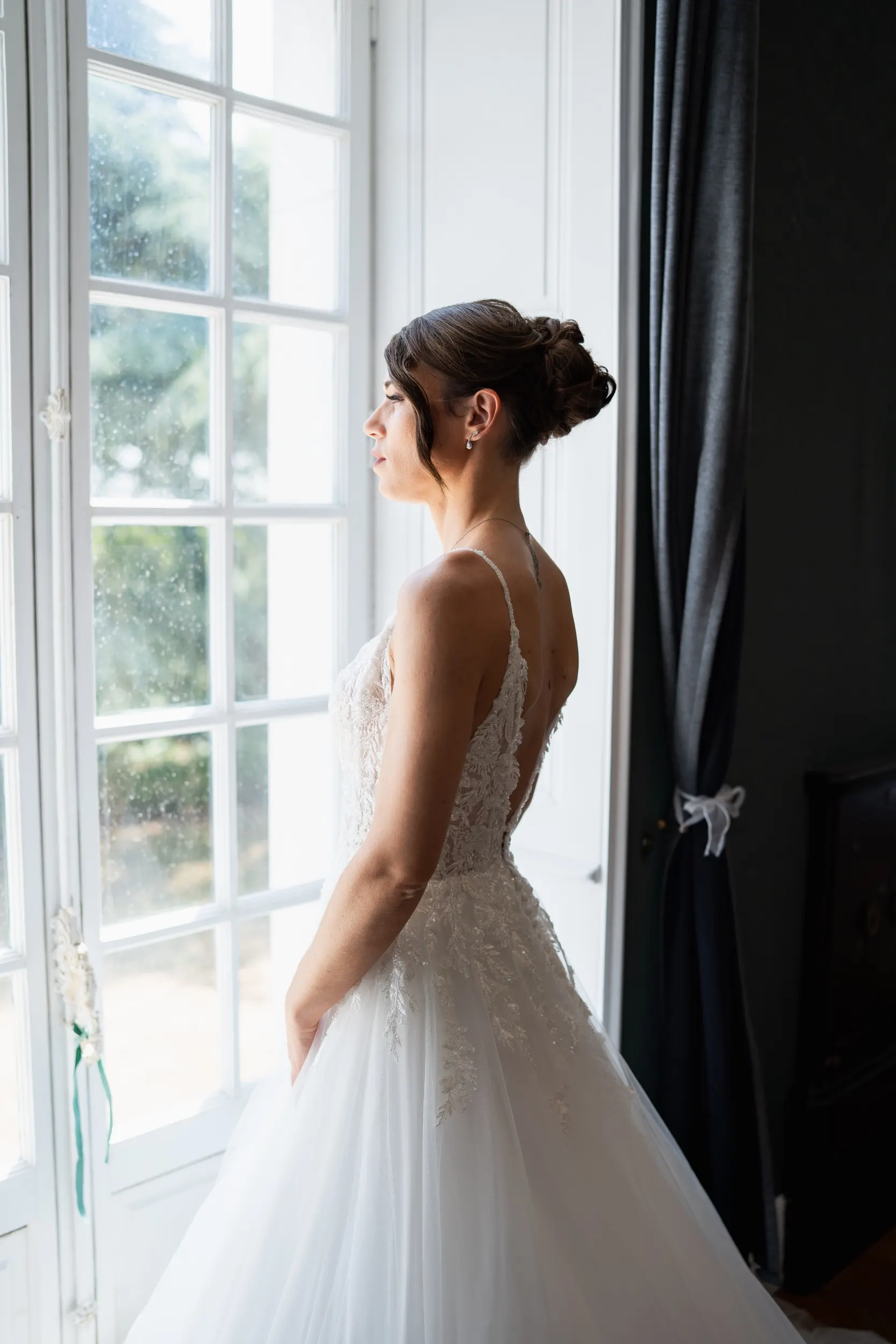 Portrait solo de la mariée 