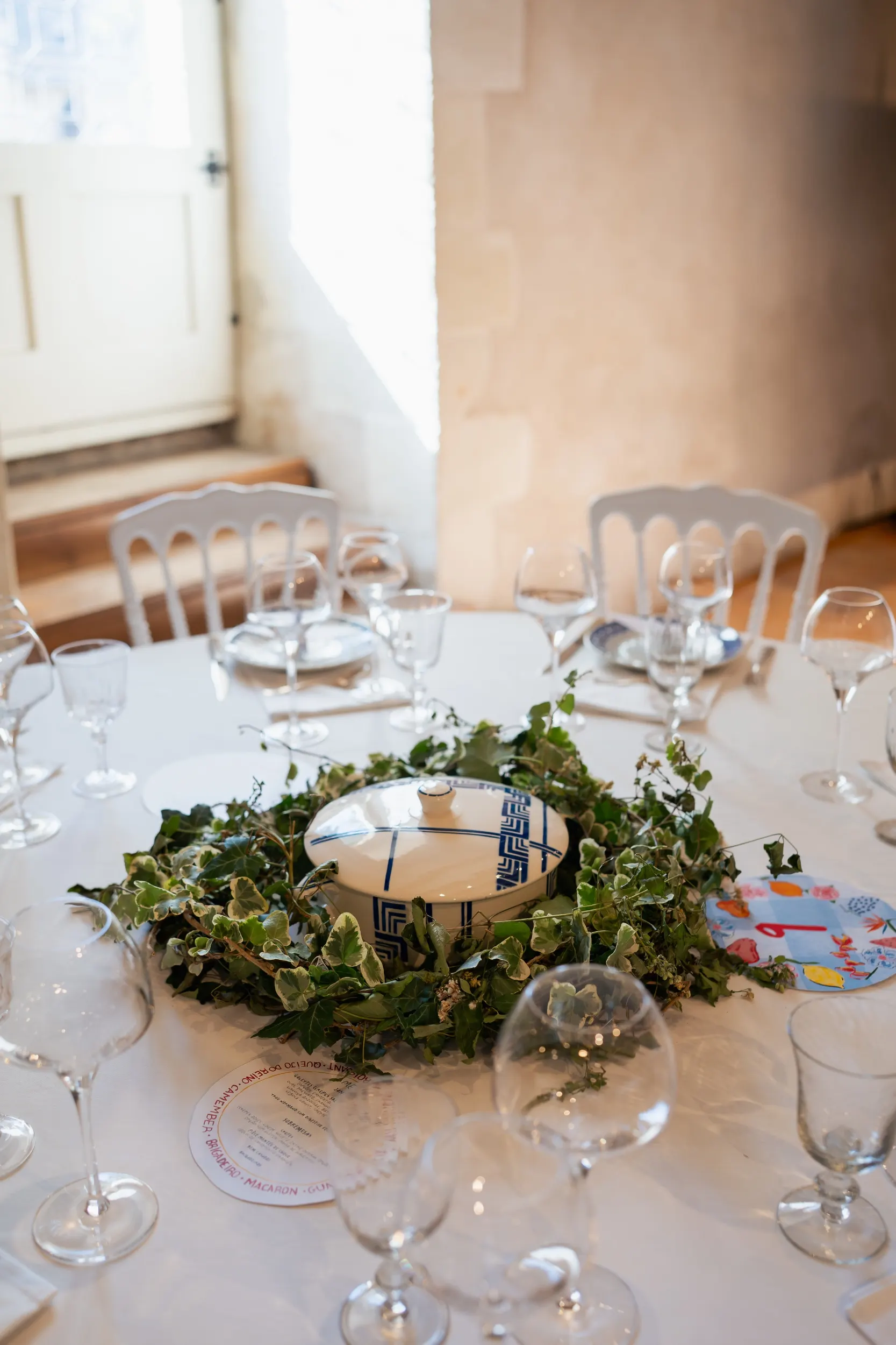 La décoration des tables 